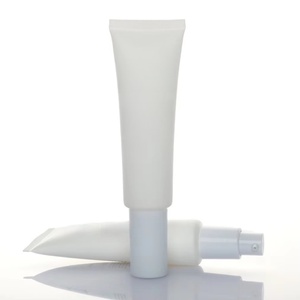 OEM HDPE Tube for Face Cream Essence Airless Dispensing <b>Sunscreen</b> Tube with Lotion Pump Cosmetic Soft Tube with Airless Pump - Product Image 4