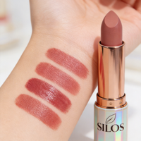 Rouge à lèvres mat velours SILOS 10g - Formule végétale tendance longue tenue et nourrissante fini naturel Marque privée