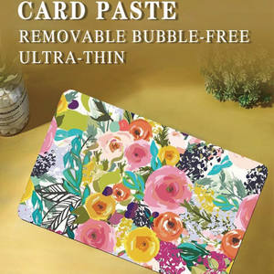 Etiqueta adhesiva impermeable de doble cara personalizada, calcomanías de piel de tarjeta bancaria de Anime de dibujos animados reutilizables <span class=keywords><strong>para</strong></span> <span class=keywords><strong>tarjetas</strong></span> de débito y crédito - Product Image 6