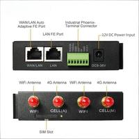 Gateway Industrial 4G Phoenix Terminal Dual RJ45 Compatible con Multi VPN Modbus MQTT para Monitoreo Remoto de Datos en Redes IIoT Australianas MIPS