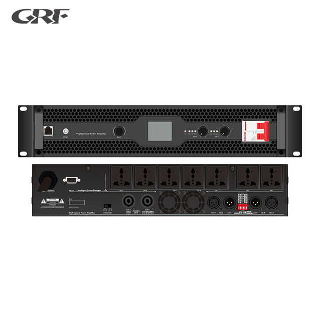 High-efficiency PA Amplifier 2U Power Management Amp Professional AB-class Amplifier