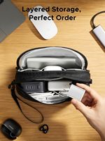 Organizador de Cables Electrónicos Multifuncional OEM ODM, Bolsa Organizadora para Cables, Tarjetas SD, Auriculares, Cargador, Adaptador USB