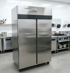 Refrigerador Vertical Comercial <span class=keywords><strong>de</strong></span> Acero Inoxidable <span class=keywords><strong>de</strong></span> 2 Puertas y 1000L con Control Digital <span class=keywords><strong>de</strong></span> Temperatura para <span class=keywords><strong>Cocina</strong></span> <span class=keywords><strong>de</strong></span> Restaurante y Hotel - Product Image 4