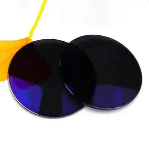 1.56 HMC bleu coupe ASP photogray lentille optique photochromique Plano lentilles bleu lumière photochromique lentille pour lunettes