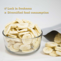 Tranches de bananes lyophilisées FD sans sucre de haute qualité