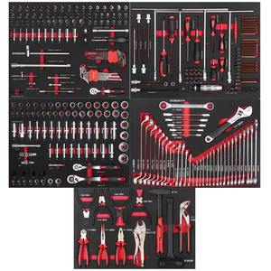 Ensemble d'outils à main CRV de 319 pièces pour la réparation automobile, outils d'atelier automobile personnalisables OEM, outils de garage, rangement GL319, outils de réparation automobile GL319 - Product Image 1