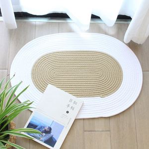Tapis tissé moderne fait main pour chevet, pied de canapé, chambre, balcon, salon, table basse et entrée - Product Image 4