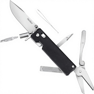 Coltello Pieghevole NexTool Knight K30 con Blocco Asse, Lama Tanto, 11-in-1, EDC, per Campeggio, Escursionismo, Sopravvivenza, Manico G10, Acciaio 14C28N - Product Image 1
