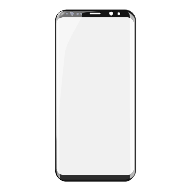 6.2" Front Screen Replacement Outer Glass Lens With Oca Optically Clear Adhesive for Samsung Galaxy S8 Plus
