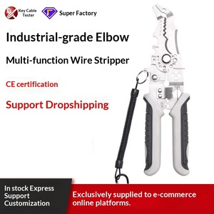 Pince à dénuder multifonctionnelle 21-en-1 de qualité industrielle pour fils électriques, en acier inoxydable, modèle Olecranon - Product Image 1
