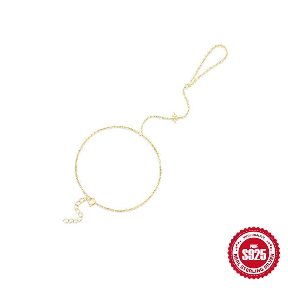 Gold Eight Point Star