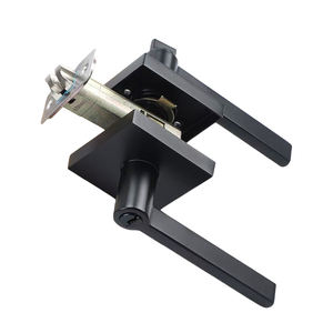 מודרני מדלת חומרה שחור דלת ידית להגדיר אופנה בריא סגסוגת אבץ בריא פרטיות המעבר dummy הרמה מנעול <span class=keywords><strong>tubular</strong></span> - Product Image 1