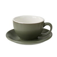 Ensemble de tasses et soucoupes à café et thé en céramique mat 300ml 220ml 75ml, style européen, pour latte, compétition d'espresso, café, design luxe léger