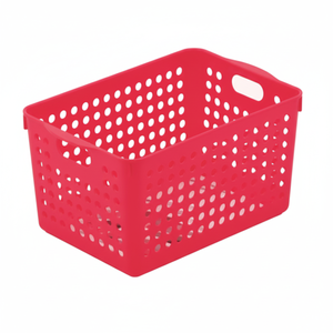 Cesto portaoggetti profondo rosso Inomata - Product Image 1