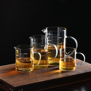 Tasse à mesurer en verre avec graduation et poignée, bécher résistant à la chaleur, verre borosilicate de qualité alimentaire, grande capacité - Product Image 2