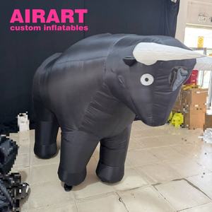 Gran oferta de países europeos, traje inflable, traje de toro inflable de Color negro para Pasodoble - Product Image 4