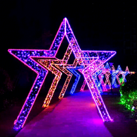 Décorations lumineuses LED en forme de cerf-volant, étanches IP65, DC24V, blanc chaud, pour éclairage extérieur de arbres, zones scéniques, parcs et rues