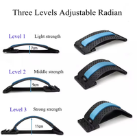 Appareil de Massage Soutien Lombaire Correcteur de Posture Soulagement Douleur Bas du Dos Masseur Étireur Dorsal pour le Corps et la Taille