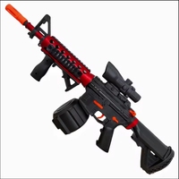 Pistola de Juguete M4A1 de Disparo Continuo de Alta Velocidad Popular en TikTok, Pistola Eléctrica de Balas de Agua para Adultos, Lanzador de Gel Automático M4 A1 para Jugar