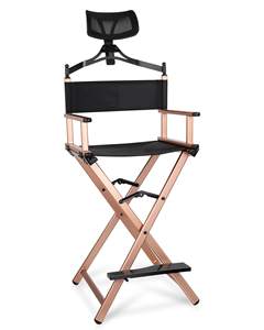 เก้าอี้แต่งหน้าแบบมืออาชีพ ผลิตจากโรงงาน พับได้ พกพาสะดวก อเนกประสงค์ สำหรับใช้งานกลางแจ้ง ขาสูง แบบมีพนักพิง - Product Image 3