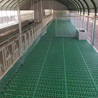 Plancher à lattes en plastique PP durable pour enclos à moutons, facile à nettoyer, écologique, nouvelle planche à lattes anti-fuite pour ferme d'élevage