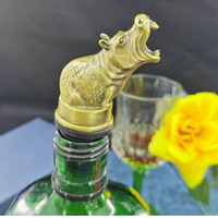 Usine Hippopotame Bouchon De Vin Bouteille Huile D'olive Verseur Distributeur Boisson Outil Bec Bar Accessoires Hippopotame Vin Verseur