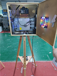 جهاز كشك تصوير محمول مع طابعة وحامل وكاميرا للأعراس مع حقيبة سفر - Product Image 3