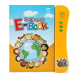 Libro Electrónico Inteligente en Inglés con Tapa Dura, Libro Sonoro Impreso, Libro de Lectura para la Educación Temprana de los Niños con Reproductor de Audiolibros para Niños - Product Image 2