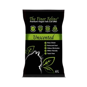 Litière écologique 6L tofu pour chat soja biodégradable hypoallergénique non toxique original pour chats - Product Image 1