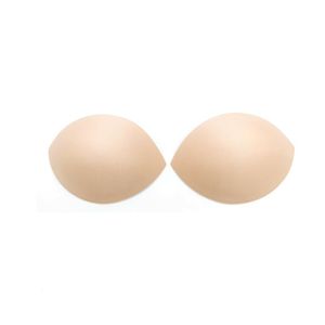Relleno de sujetador moldeado de espuma transpirable redondo elástico de alta densidad insertado en copa de sujetador de traje de baño - Product Image 1