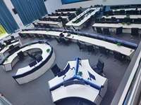 Système de solution de console personnalisée multifonctionnelle moderne-intégration Trading Floor Banks and Financial Place