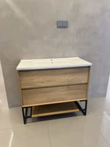 Pia de Mármore Moderna para Hotel, Montada na Parede, Feita à Mão, Personalizável, Acabamento Polido, Lavabo Comercial, Fácil de Limpar - Product Image 3