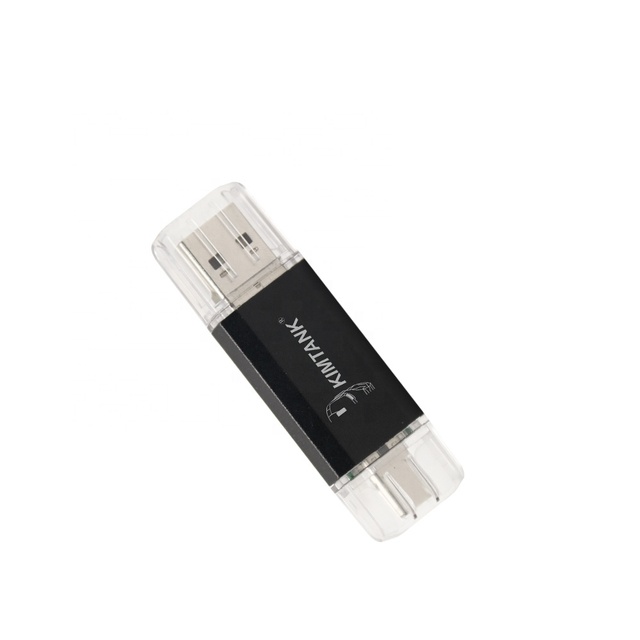 128GB/64GB/32GB/256GB Type-C USB-C Flash Drive Hole 2-in-1 Mobile Phone & Computer Use USB 2.0 New Plastic 1-Year Warranty