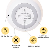 Veilleuse pour enfants avec mode de changement de couleur et fonction de gradation, veilleuse rechargeable en forme d'œuf pour bébé