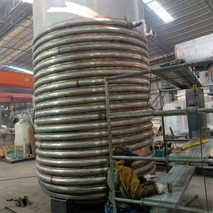 Chaudière de réaction à enveloppe en acier inoxydable 304, réacteur de laboratoire en résine avec pompe à moteur, haute efficacité, capacité de 10L à 5000L - Product Image 1