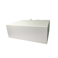 Poignée en carton blanche et valise magnétique, coffret cadeau en carton avec poignée, tendance et personnalisé
