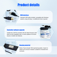 Programador de chip IC USB 1314K-4401 con kit de Software | Quemador EEPROM/MCU/BIOS | Herramienta universal de borrado de chips