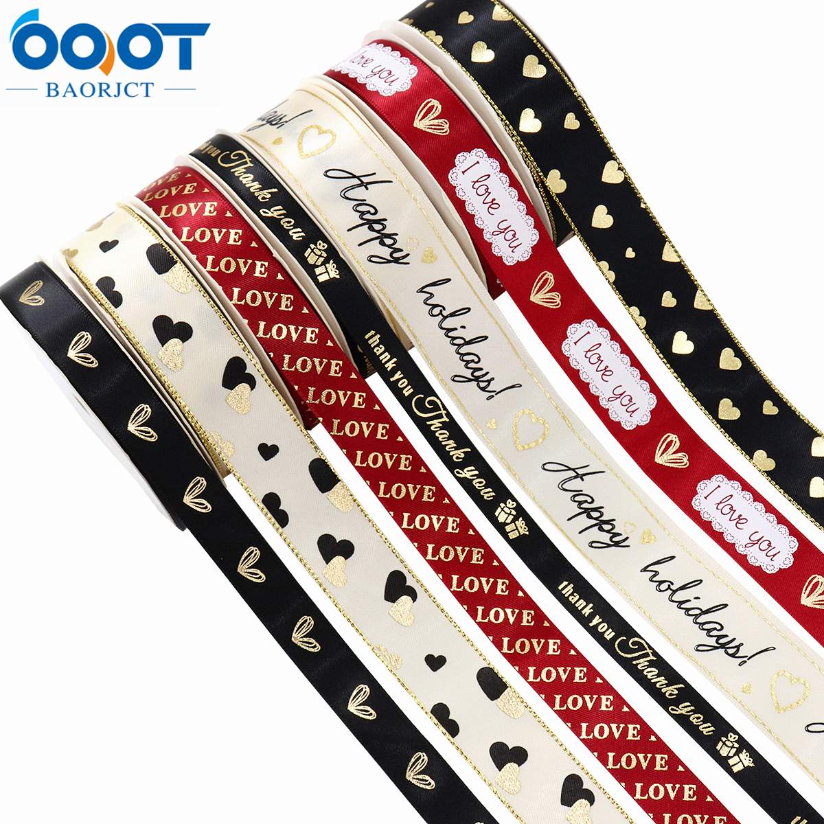 Internet Celebrity Handmade Gift Packaging Ribbon Craftsmanship Valentine's Day love Packaging Ribbon