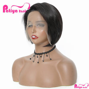 Sitios web al por mayor de China Peluca Shot Bob Hueso Recto Corte <span class=keywords><strong>Pixie</strong></span> Cabello humano Encaje frontal Pelucas <span class=keywords><strong>Pixie</strong></span> Peluca de cabello peruano para mujeres negras - Product Image 2