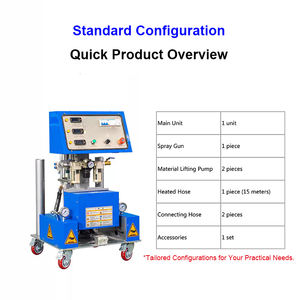 Machine de moulage en mousse de polyuréthane pour boîte à poisson isolée, machine de pulvérisation de mousse de polyuréthane pour boîte à pêche avec pistolet et tuyau - Product Image 5