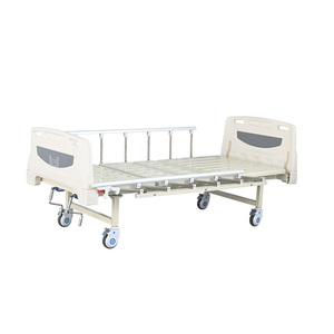 One Stop Services Betrouwbare Leverancier Twee Functies Manueel Kliniek Medische Ziekenhuisbed Met <span class=keywords><strong>Iv</strong></span>-Paal