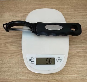 مقشرة خضروات دوارة مع مقشرة فواكه حادة بمقبض مريح للمطبخ - Product Image 5