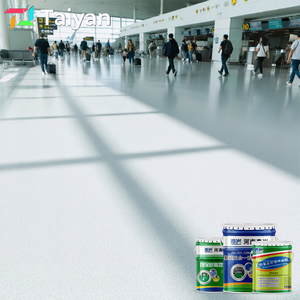 Độ bóng cao bằng đá cẩm thạch có hiệu lực nước dựa trên lớp phủ Sàn epoxy màu cát tự san lấp mặt bằng kho sàn sơn - Product Image 4