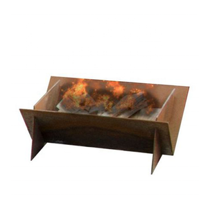 Brisseuse à charbon de bois w en métal naturel, grande taille, pour l'extérieur, résiste à la rouille, pour <span class=keywords><strong>Barbecue</strong></span> - Product Image 1