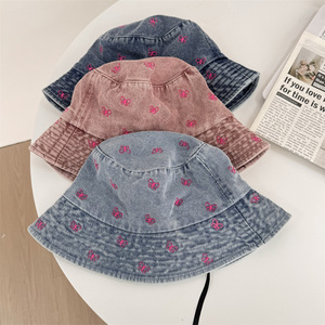 Alta calidad nuevo diseño mujeres verano Popular resistencia UV logotipo personalizado cubo pescador cuerda Camping al aire libre cubo sombrero - Product Image 2