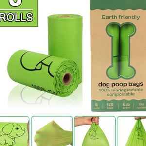 ถุงเก็บอุจจาระสุนัขชนิด LDPE ขนาด 9x15 นิ้ว แบบหนาพิเศษ ม้วนใหญ่ สำหรับฟาร์มสัตว์เลี้ยง ขายส่ง - Product Image 2