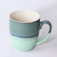 Tasses en céramique à motif de peinture de printemps 2025, tasses colorées et articles de cuisine et de vaisselle magnifiques, service à thé en céramique, tasse à café