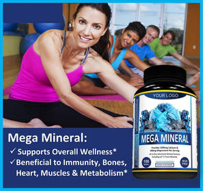 OEM Complex อาหารเสริมแคลเซียมแมกนีเซียมเหล็กสังกะสีซีลีเนียมแท็บเล็ตสำหรับผลิตภัณฑ์เสริมอาหาร - Product Image 3