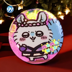 Chiikawa Reflective Badge Anime Two-Dimensional Merchandise Pin Brooch Ita Bag Student <strong>Gift</strong> for Cute Character Fans - Product Image 3