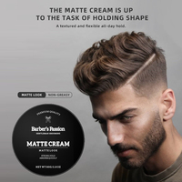 Pâte Coiffante Homme Séparation Mate Tenue Forte Sans Résidu, Crème Coiffante Maniable OEM